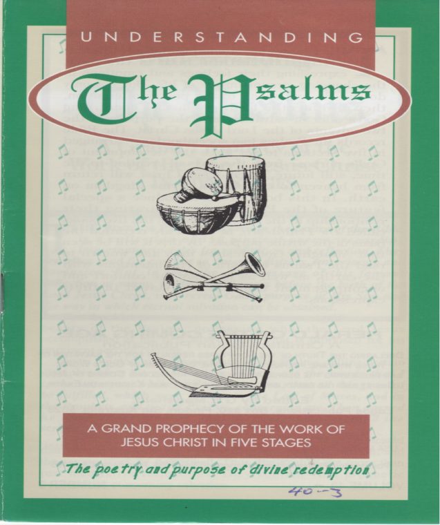 Cover of Understanding the Psalms